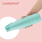 Milton Fame 1000 Thermosteel Water Bottle 880 ml, 24 Hr Hot and Cold I Leak Proof Lid, ISI Certified I Vacuum Insulated I for Office, Gym, School I Aqua Green