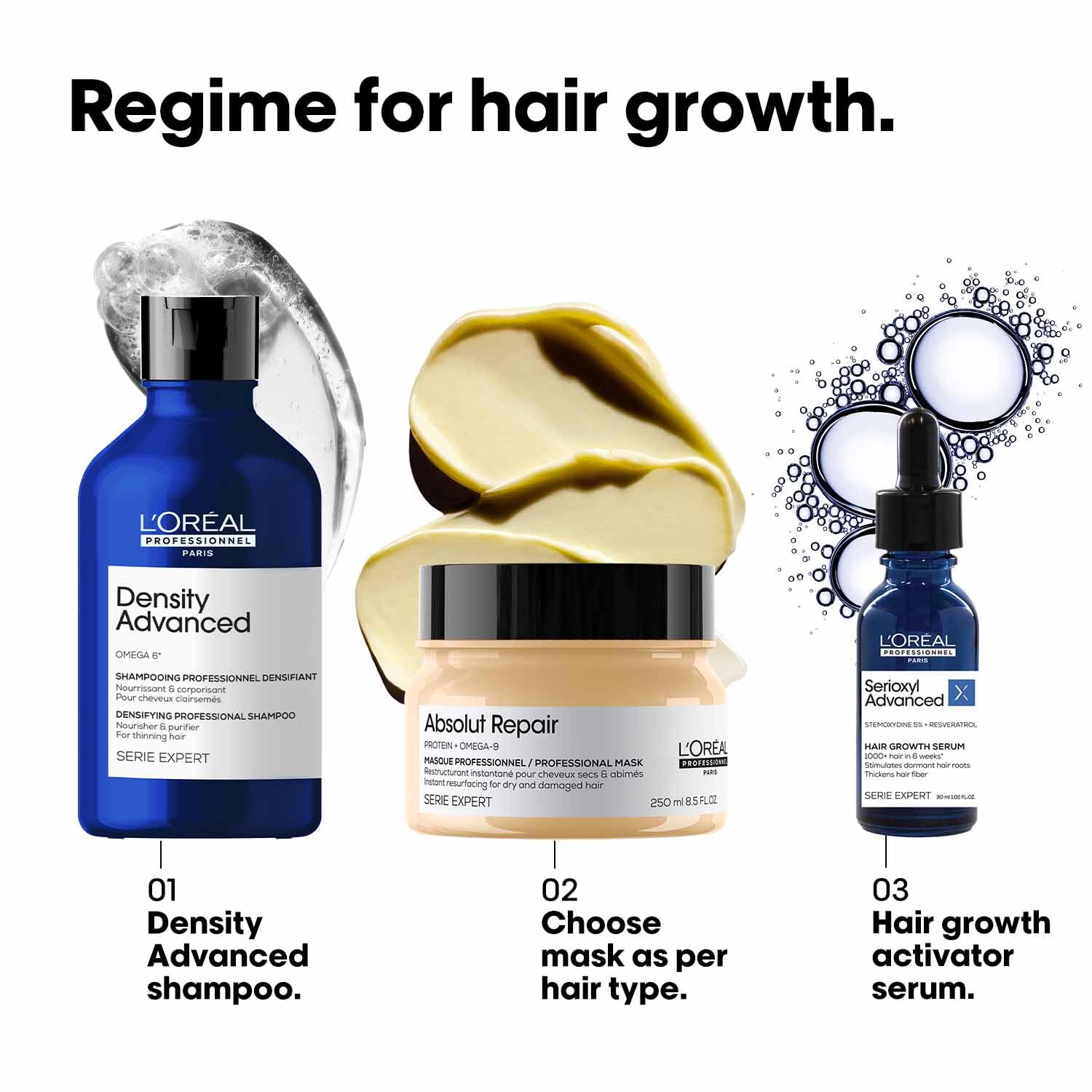 L'Oréal Professionnel Density Advanced Shampoo for Thinning Hair 300ml