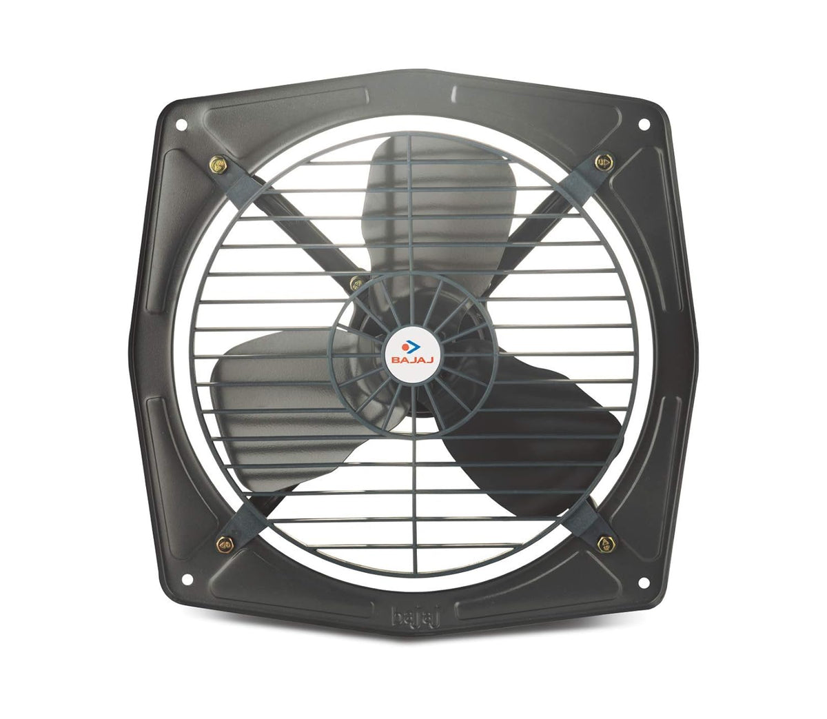 Bajaj Bahar 225 MM Exhaust Fan | High Speed | High Air Delivery | Strong Metal Body | Rust-Proof Body | Low Energy Consumption | Easy To Mount | 2 Yrs Warranty 【Metallic Grey】